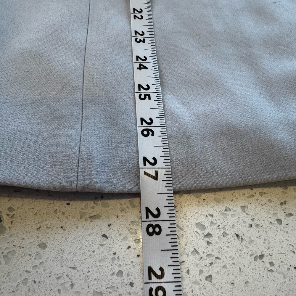 Lafayette 148 New York Gray Blazer Sz 12 Double Button Career Jacket Workwear - Picture 7 of 11